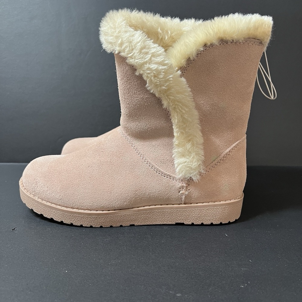 Women's Daniah Suede Mid Boots Universal Thread Size 6 Pink Outdoor 096 09 3545